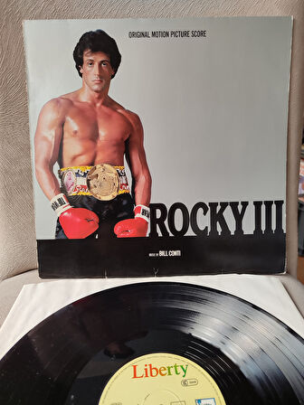 ROCKY III - Bill Conti  - 1982 Almanya Basım 33 lük Soundtrack Plak Albüm 2.el