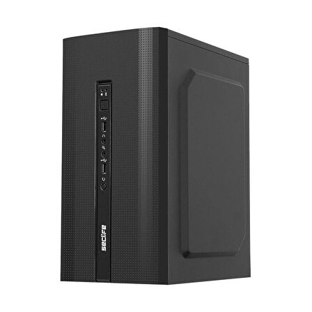 Seclife SLC-6530B 300W USB 2.0 Parlak Siyah Kasa