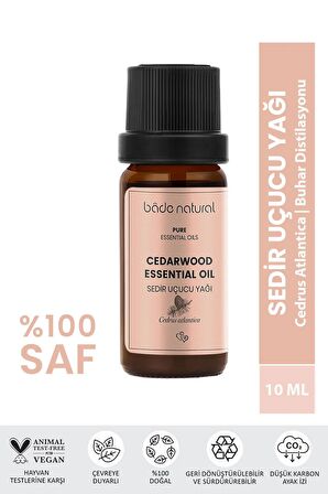 Bade Natural Sedir Ağacı Uçucu Yağı %100 Saf 10 ml