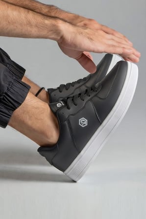Unisex Spor Ayakkabı Rahat Yumuşak Taban Kaymaz Günlük Bağcıklı Sneaker 408