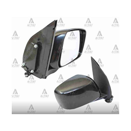 AYNA DIŞ DİKİZ PICKUP 06= NAVARA ELEKTRİKLİ SİYAH SAĞ