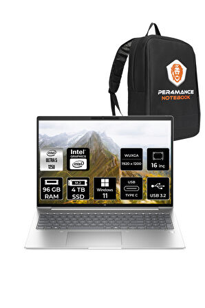HP ProBook 460 G11 İntel Core Ultra 5 125U 96GB 4TB SSD 16'' WUXGA W11H 9Y7S7ET & PER4 ÇANTA