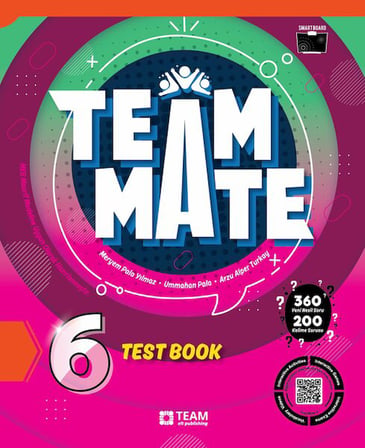 6.Sınıf Team Mate Vocabulary Book + Test Book Set (Metematik Yaprak Test hediyeli)