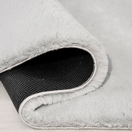 ANATOLIA HALI/Tavşan DOLY Peluş Halı -Gri-Ekstra Yumuşak - Kaymaz  Taban