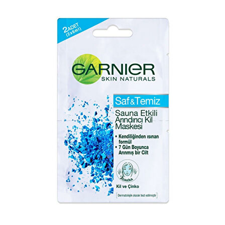 Garnier Arındırıcı Kil Maskesi 2X6 Ml