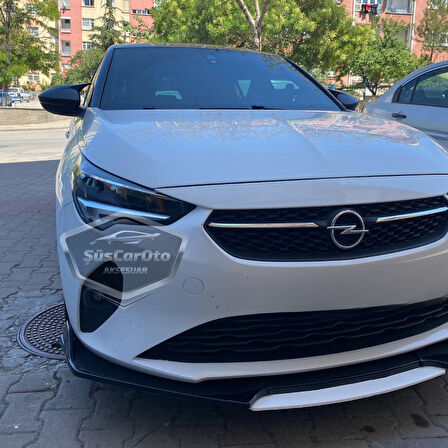 Opel Corsa F 2019 Sonrası Uyumlu Batman Yarasa Ayna Kapağı Piano Black ABS Plastik Sağ Sol Takım