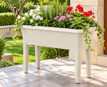 Omnipazar SO-VBA01 Villa Ayaklı Bahçe Saksı Takımı 33 Litre No 1