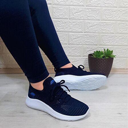 M.P 1501 Lacivert Fuspetli Rahat ve Hafif Bayan Spor Ayakkabı