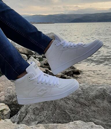 Lotto Berwıck HI Beyaz Boğazlı Spor Ayakkabı