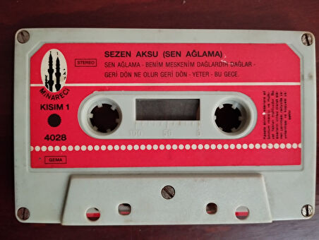 Sezen Aksu –  Sen Ağlama -  Almanya Basım  Kaset / Minareci (Gema) - Kapaksız-2.El