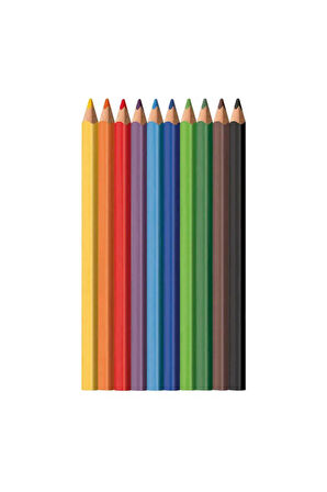 Colori Kalın Üçgen Kuruboya 10lu Set