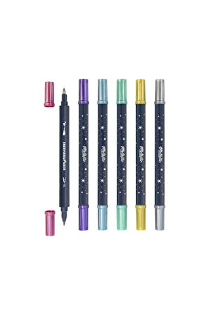 Metalik Markör Duo 6lı