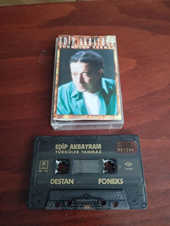 Edip Akbayram ‎– Türküler Yanmaz  - 1999  Almanya Basım  Kaset /Destan Müzik-2.el