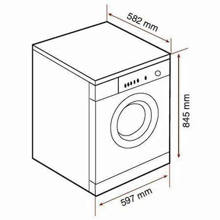 Teka Ankastre TK3 1490 1400 Devir 9 kg Çamaşır Makinesi