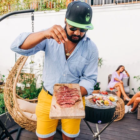 LotusGrill Klasik Hibrit Kartuşlu Mangal - Yeşil