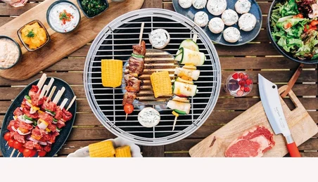 LotusGrill Klasik Hibrit Kartuşlu Mangal - Mor