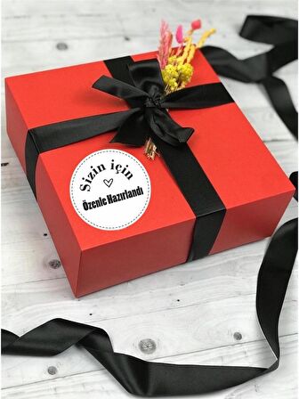 Sizin için özenle hazırlandı 50mm Yuvarlak Yapışkanlı Sticker Etiket urun ambalaj etiketi 100 Adet