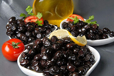 Karabacak Mega Yağlı Sele Siyah Zeytin Teneke 2 KG