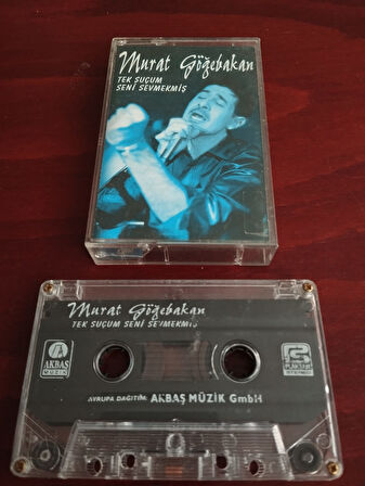 Murat Göğebakan – Tek Suçum Seni Sevmekmiş - 1999 Almanya Basım  Kaset / Akbaş Müzik-2.EL