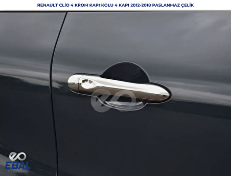 Renault Clio 4 Hb Krom Kapı Kolu 4 Kapı 2012-2018 P.çelik