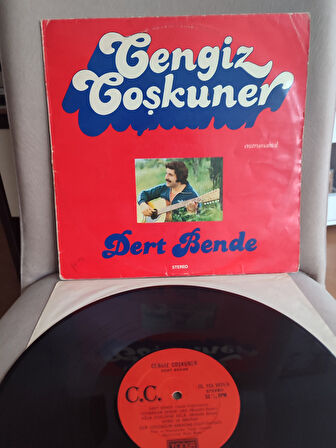 CENGİZ COŞKUNER - Dert Bende - 1981 Türkiye Basım Albüm - LP Plak 2.el