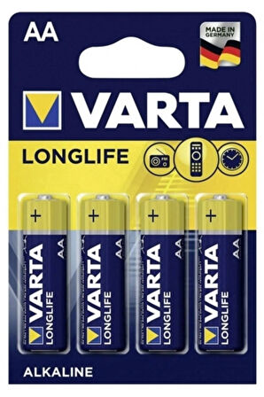 Varta Longlife Alkalin Aa Kalem Pil 4lü