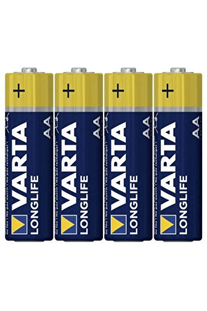 Varta Longlife Alkalin Aa Kalem Pil 4lü