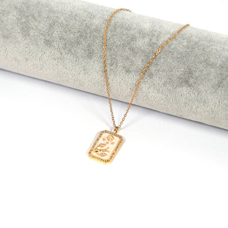 Çelik Kolye – Yengeç Burcu Tarot Model K-106