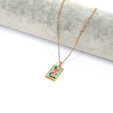 Çelik Kolye Balık Burcu Kolyesi - K-133