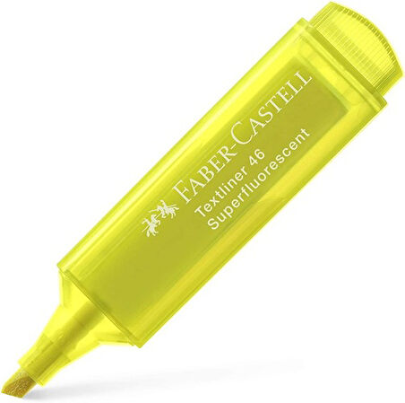 Faber Castell Şeffaf Fosforlu Kalem Sarı