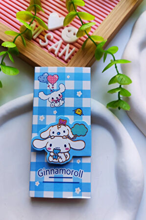 Kuromi-My Melody-Cinnamaroll-Pompompurrin Cırtcırtlı Post-It Defter