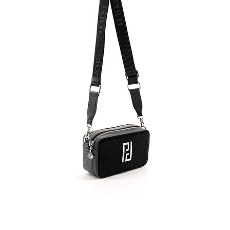 Silver Polo  Kadın Çapraz Çanta 1078-40967 SILVER POLO ÇAPRAZ BAYAN ÇANTASI M158 SİYAH-NOVA SİYAH