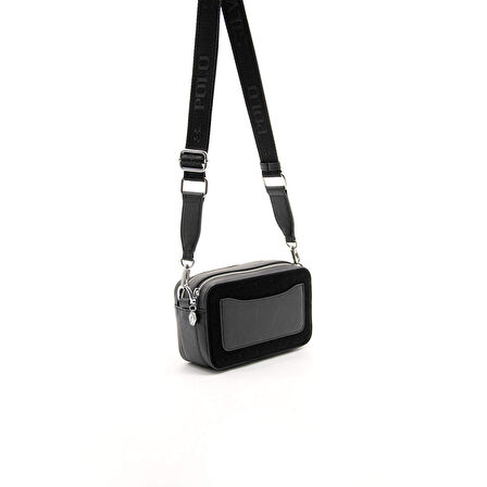 Silver Polo  Kadın Çapraz Çanta 1078-40967 SILVER POLO ÇAPRAZ BAYAN ÇANTASI M158 SİYAH-NOVA SİYAH