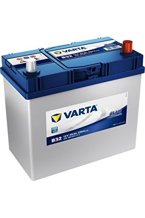 Varta Akü Blue Dynamic 12V 45 Ah Amper 330 B32 (Düz Kutup)