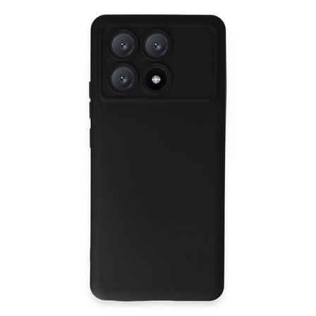 Xiaomi Poco X6 Pro Kılıf Nano içi Kadife Silikon - Siyah