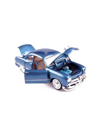 Motormax Motor Max 1:24 1949 Ford Coupe Diecast Model Araba Mavi