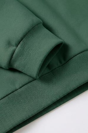 Unisex Cherry TreeBaskılı Bisiklet Yaka Sweatshirt