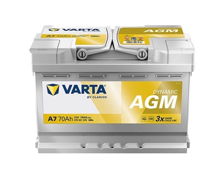 Varta Dynamic A7 Start-Stop AGM 12 V 70 Ah 760 A Akü