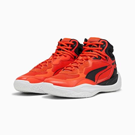 Puma Playmaker Pro Mid Erkek Kırmızı Basketbol Ayakkabısı 377902 12