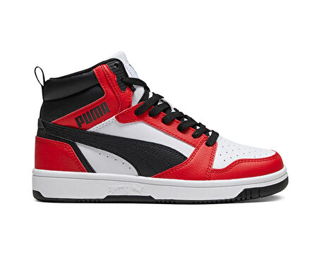 Puma Puma Rebound V6 Mid Jr Genç Günlük Ayakkabı 39383103 Kırmızı