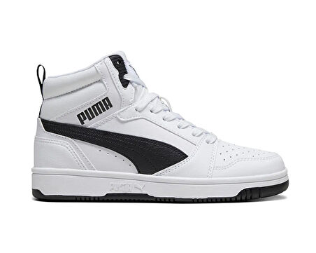 Puma Puma Rebound V6 Mid Jr Genç Günlük Ayakkabı 39383102 Beyaz