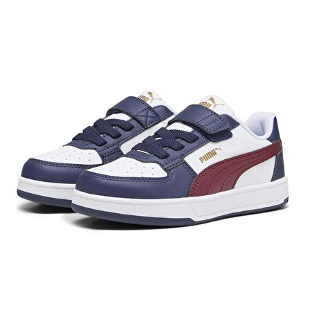 Puma 393839 Caven 2.0 Ac+Ps Spor Ayakkabı Beyaz-Bordo