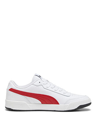 Puma 36986343 Caracal PUMA wWhite-For Al Beyaz - Kırmızı - Siyah Kadın Lifestyle Ayakkabı