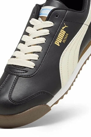 PUMA 369571 SİYAH / MAVİ ERKEK ROMA BASİC