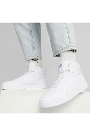 Puma Caven 2.0 Mid Erkek Sneaker Ayakkabı Beyaz 40-45 