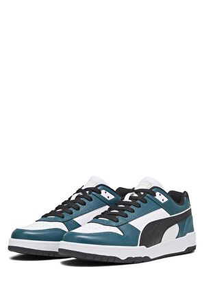 Puma Unisex Günlük Spor Ayakkabı RBD Game Low Beyaz Yeşil Sneaker 38637321