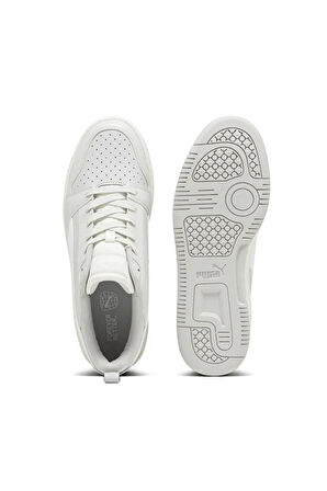 Puma Rebound V6 Low Erkek Sneaker GRİ BEYAZ