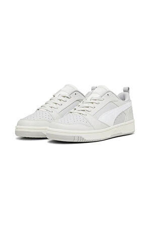 Puma Rebound V6 Low Erkek Sneaker GRİ BEYAZ