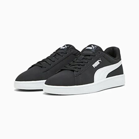 Puma Puma Smash 3.0 Buck SİYAH Erkek Tenis Ayakkabısı