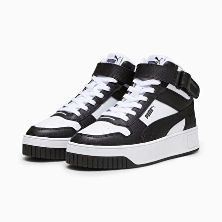 Puma Carina Street Mid Sneaker Kadın Günlük Spor Ayakkabı Beyaz 39233703